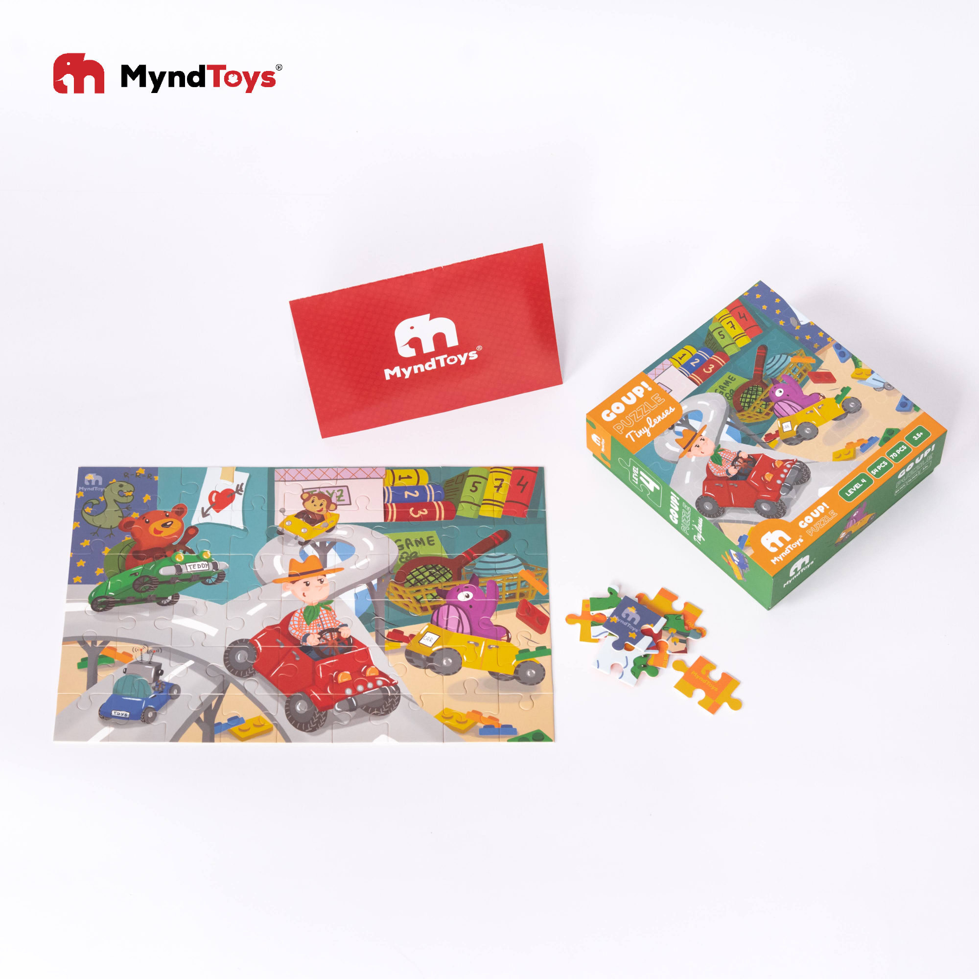 Đồ Chơi Xếp Hình Myndtoys Go Up! Puzzle Level 4 - Tiny Lenses Dành Cho Bé Trên 3.5 Tuổi