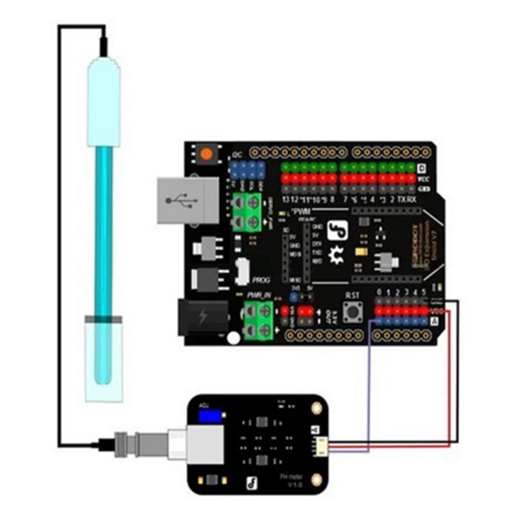 PH Cảm Biến V1.1 + Ph Đầu Đo AVR Mã Kiểm Tra Các Module Bộ Nuôi Trồng Thủy Sản