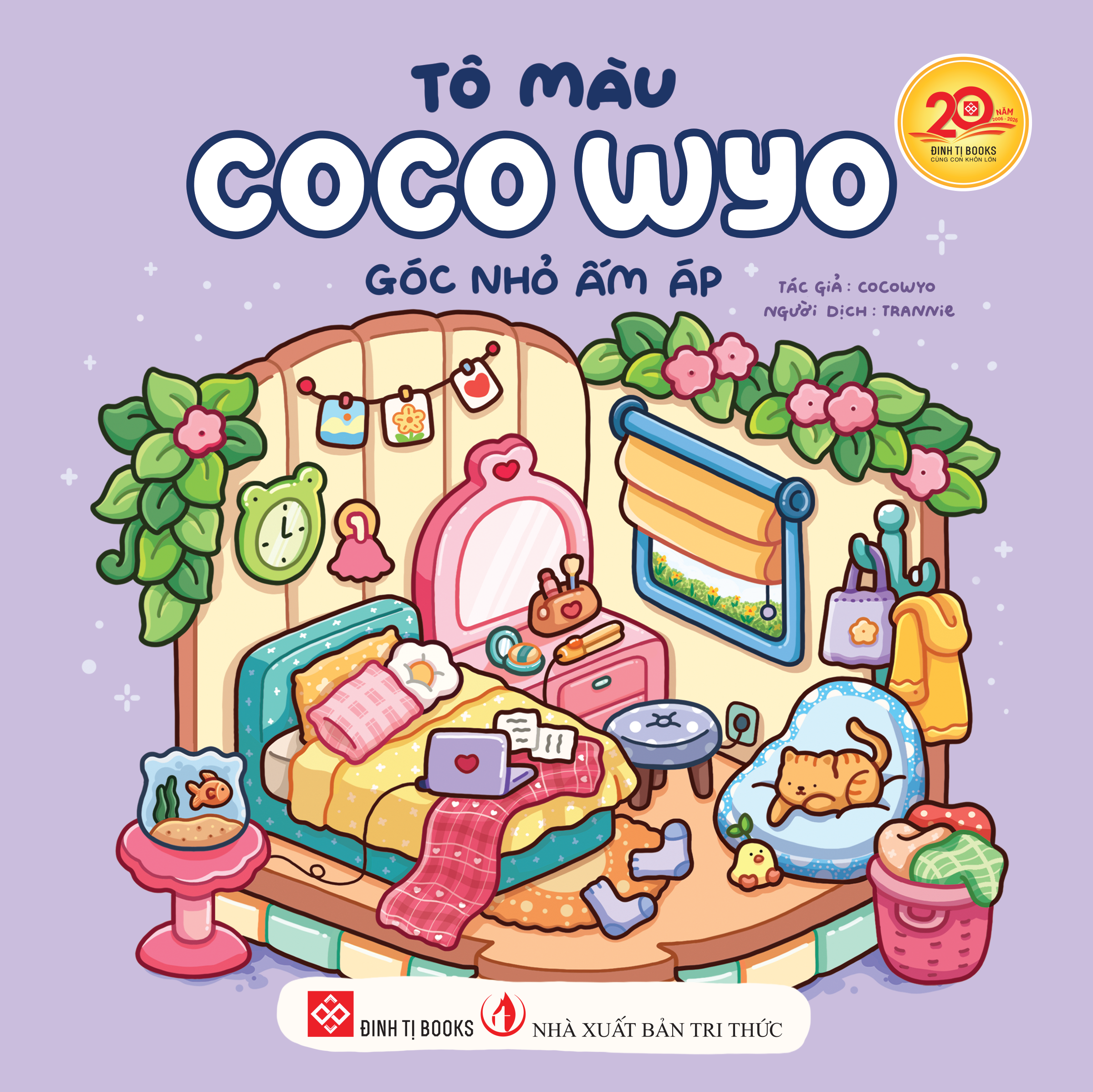 Sách - Tô Màu Coco Wyo - Góc Nhỏ Ấm Áp