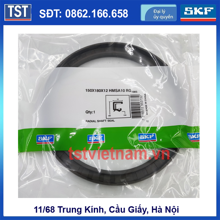 - Phớt chắn dầu SKF 150X180X12 HMSA10 RG