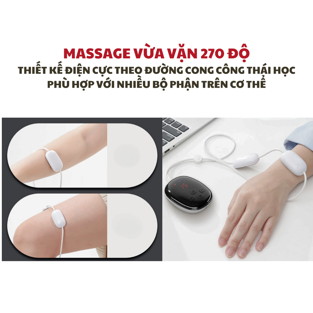 Máy Massage Xung Điện Sothing DAITASHI HP-7041, Tác Động Cổ Vai Gáy, Giúp Thư Giãn, Giảm Đau Lưng, Lưu Thông Khí Huyết- Hàng Chính Hãng