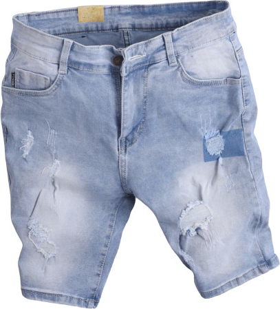 QUẦN SHORT JEAN NAM WASH RÁCH CAO CẤP