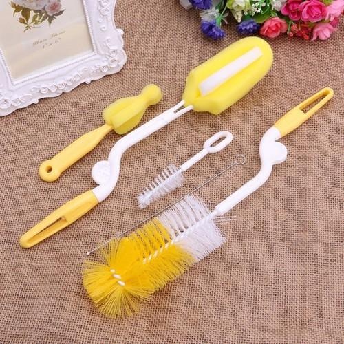 Bộ cọ bình sữa, cọ núm ti 5 chi tiết đẹp mê ly
