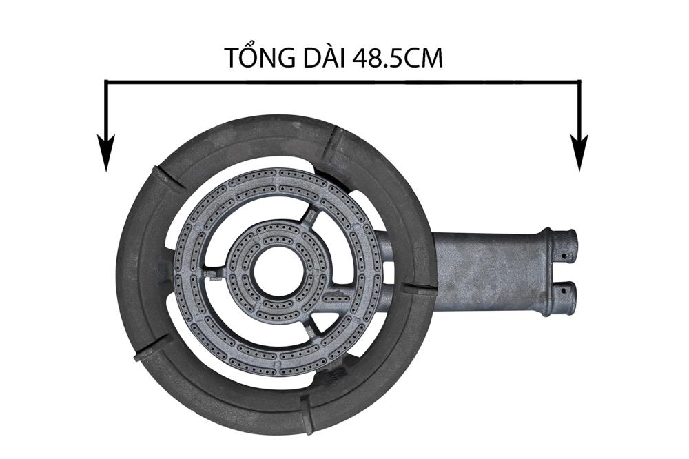 Combo Bếp Gas Công Nghiệp Chuyên Dụng Hầm Chiên Kho OWANI WN-280C Sơn Tĩnh Điện Loại To 5 Chân Kèm Van Dây - Hàng Chính Hãng