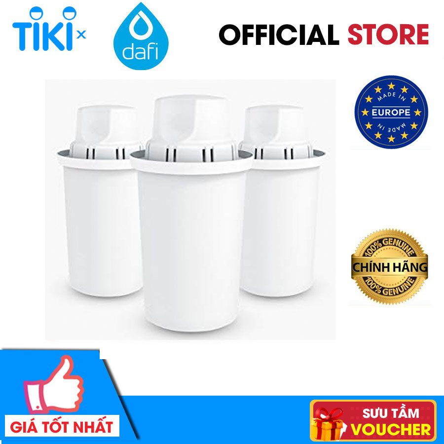 Bộ Lõi Lọc DAFI Classic Water Filter Cartridges (3 Lõi Standard)