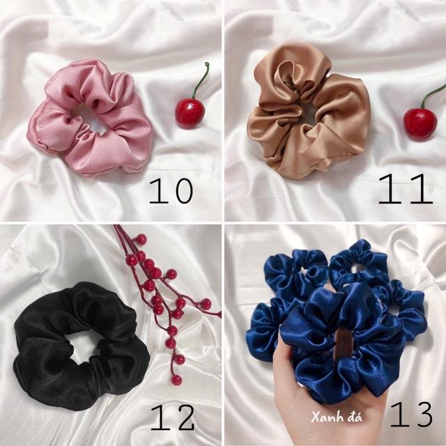 Combo 2 Dây Scrunchies bóng random màu