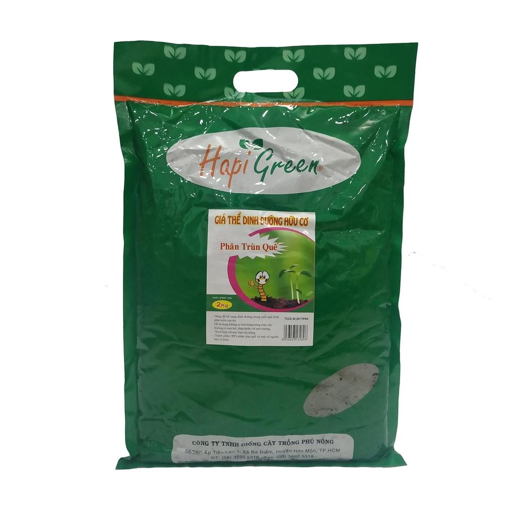 Phân Trùn Quế Happi Green 2kg/bao KNS217