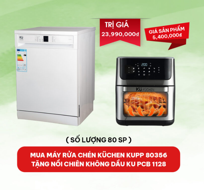 MÁY RỬA CHÉN Kuchen KUPP 80356 - Hàng chính hãng