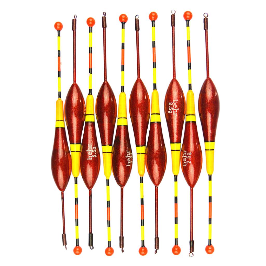 10pcs Fishing Float Bobbers Buoys Fishing Bait Indicators Outdoor Fishing
