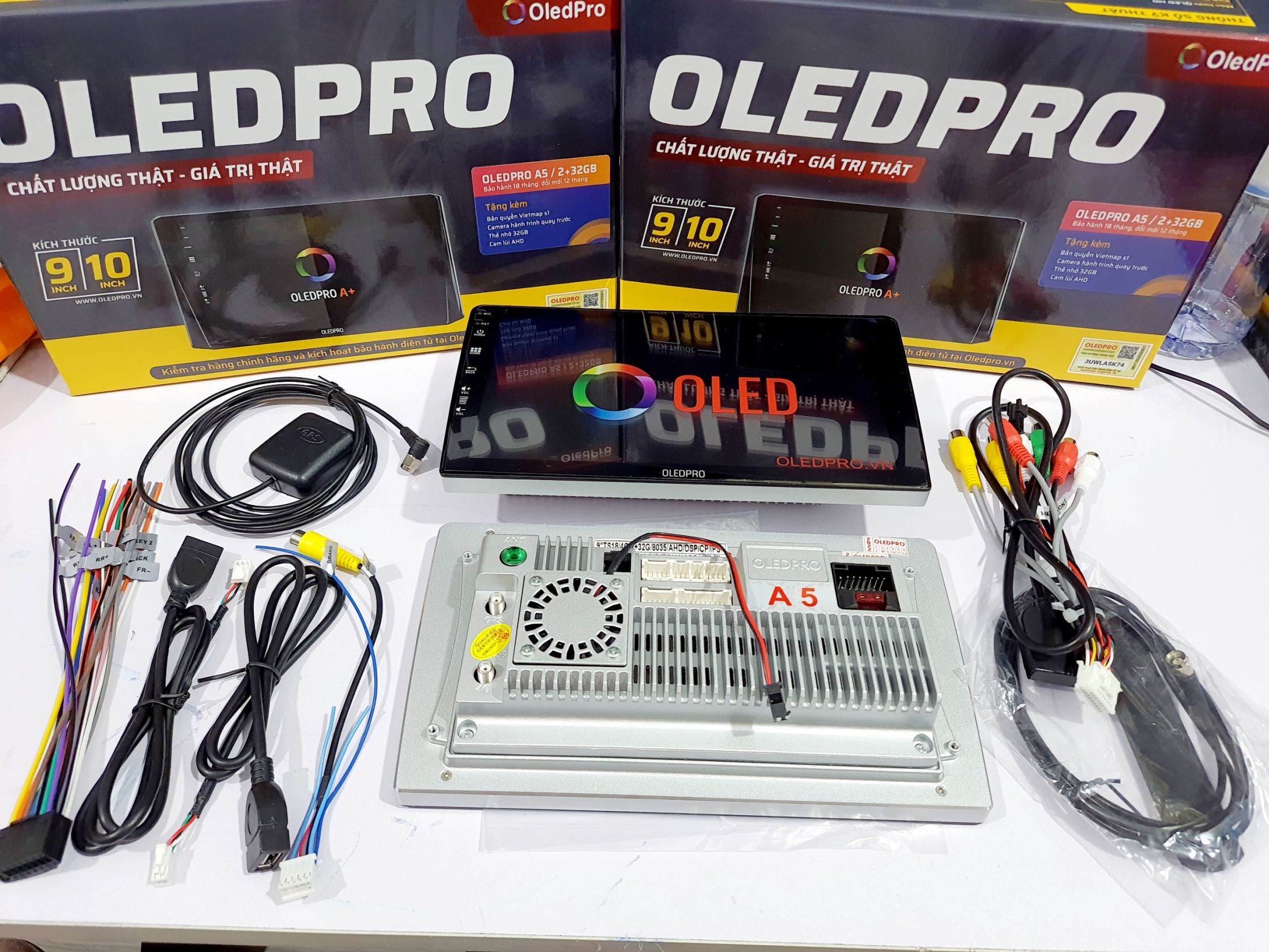 Màn Hình Android OLEDPRO A5 - Màn Hình 9inch Cho Ô Tô - Chạy Sim 4G, Phát WiFi, Điều Khiển Giọng Nói