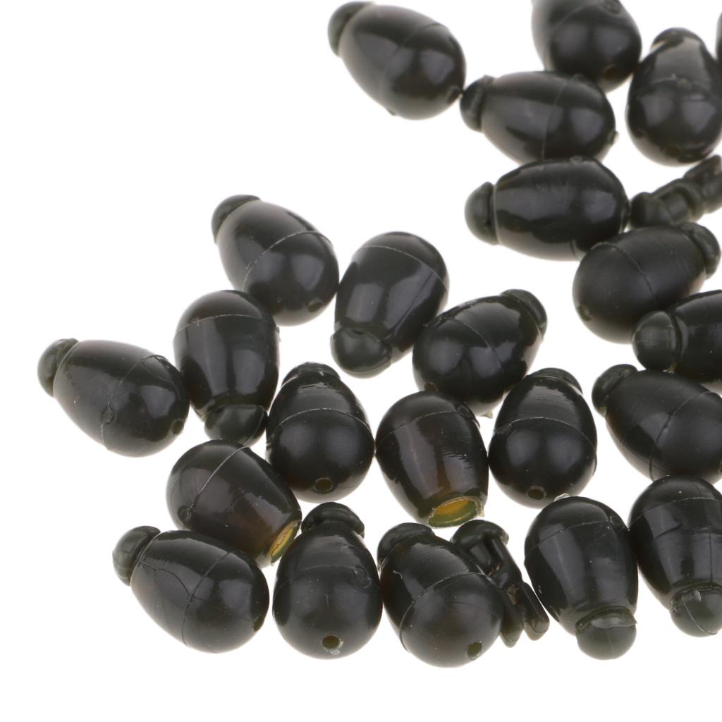 50x Quick Change Beads Hooklength Carp Terminal Tackle Method Feeder Fishing