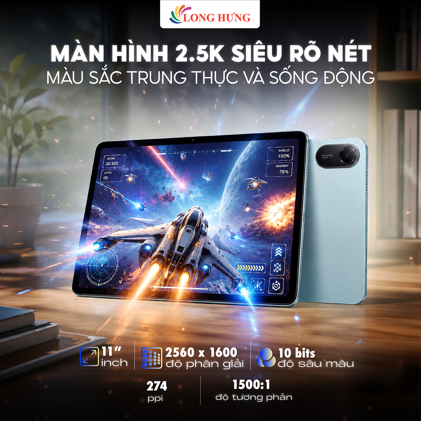 Máy tính bảng Xiaomi Redmi Pad 2 11" 4G (4GB/128GB) - Hàng chính hãng