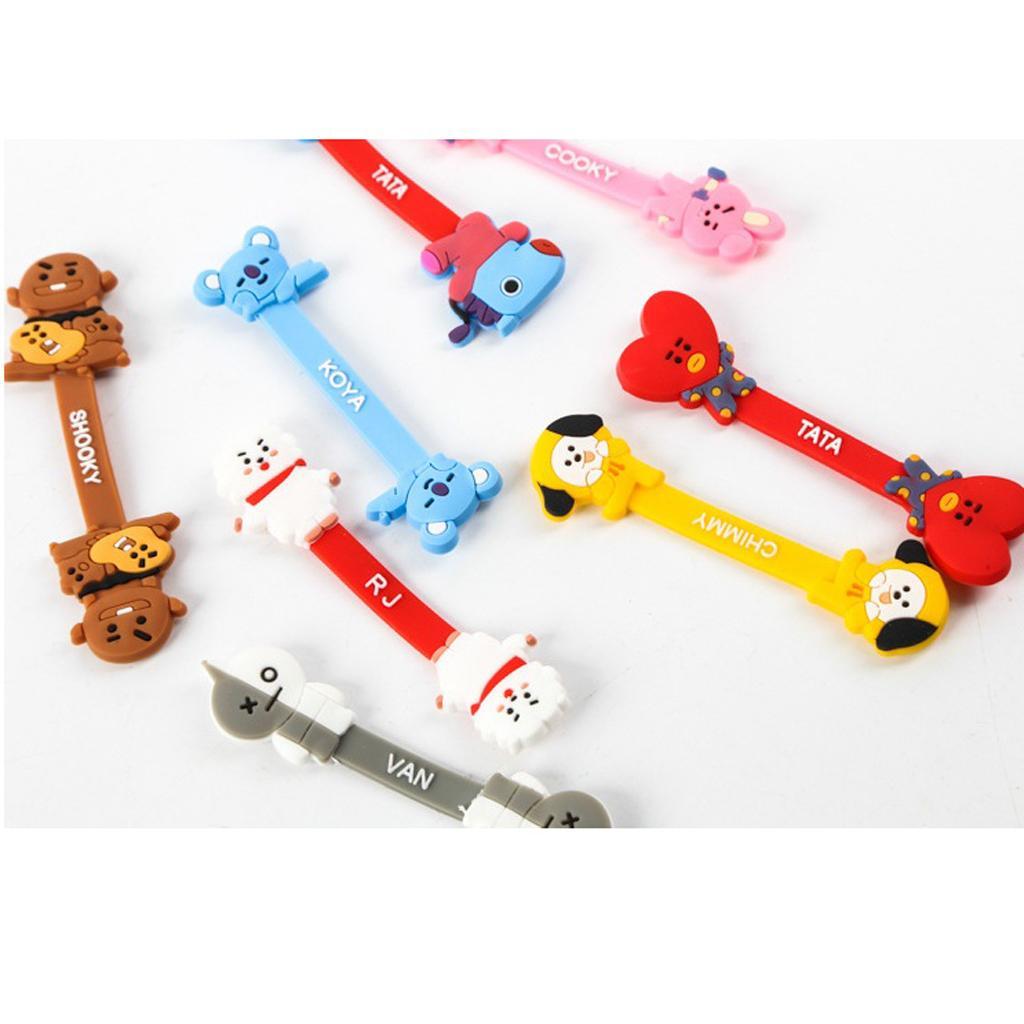 Silicone  Earphone Cable Organizer Wrap Wire Winder