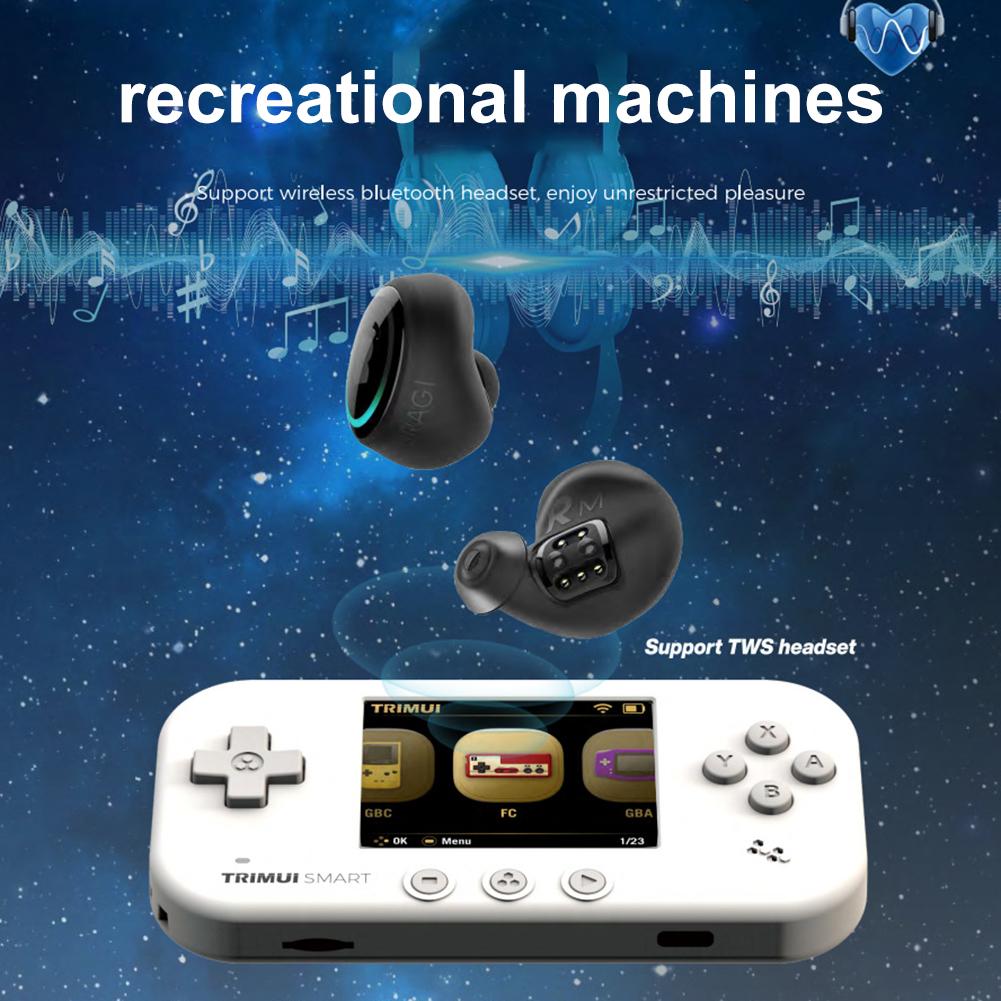 Trimui thông minh Retro Handheld Trò chơi bảng điều khiển di động Mini tích hợp 15000 Trò chơi cổ điển Trò chơi 2,4 inch Trò chơi Home Giải trí tại nhà: Thẻ 32G màu tím