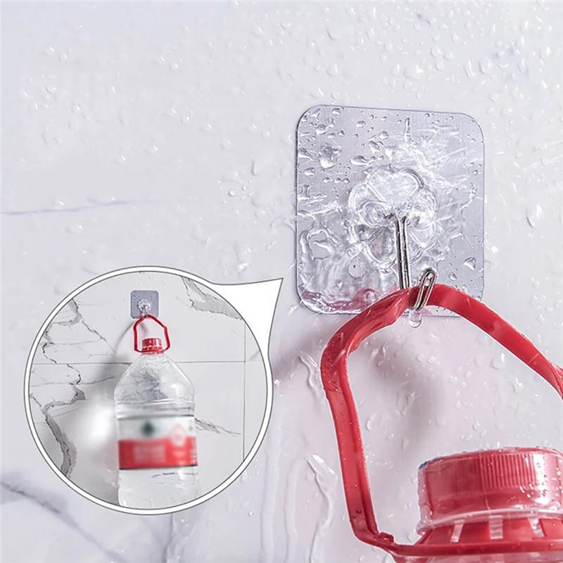 Móc Dán Tường Trong Suốt Chịu Lực 6x6cm