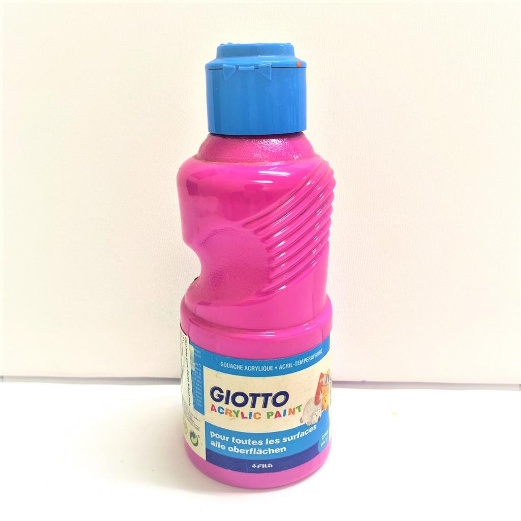 Chai màu nước sơn dầu nhập khẩu Italy GIOTTO Acrylic 250ml các màu