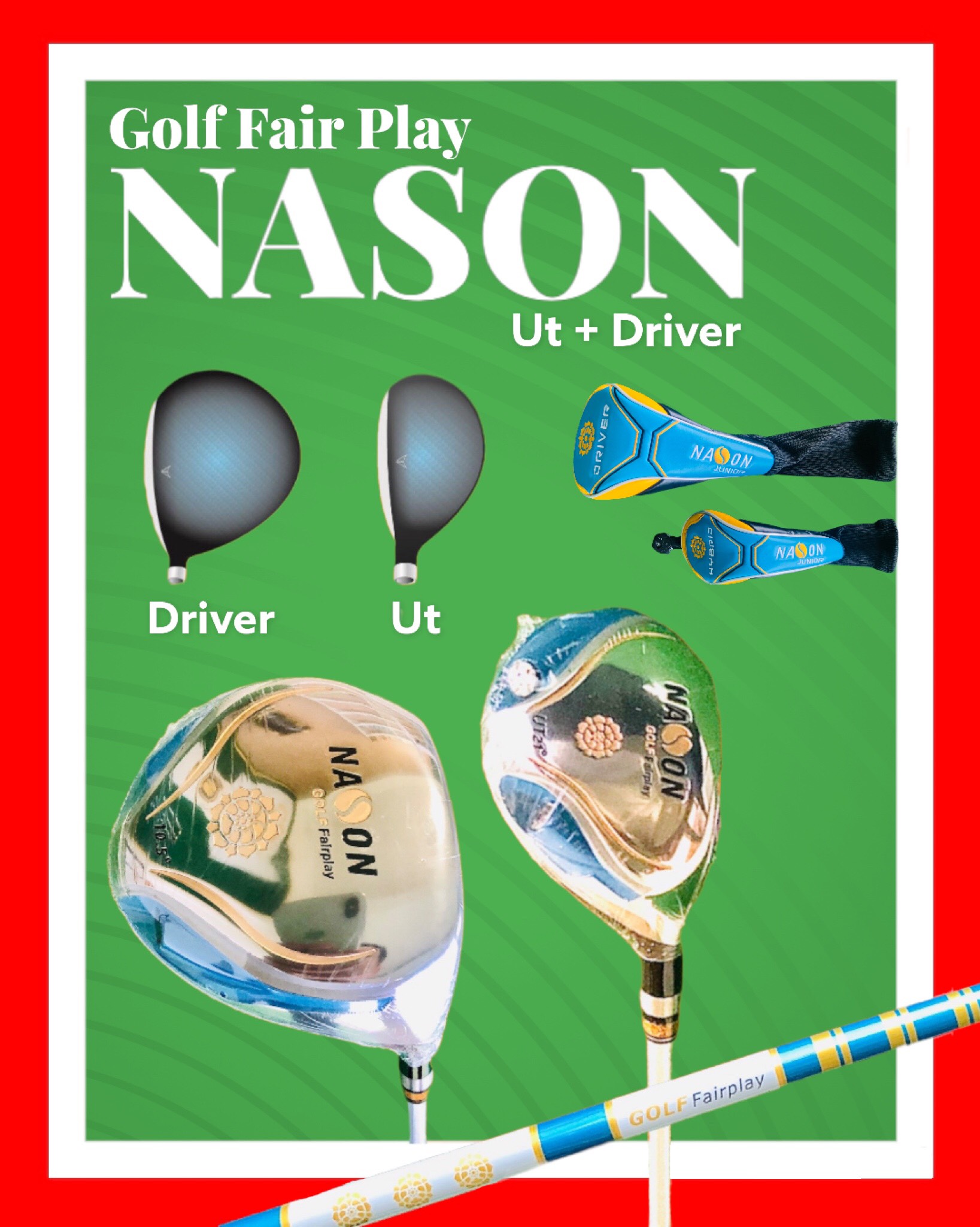 BỘ GẬY GOLF NỮ (8 Gậy) FAIRPLAY GF-01 | NASON