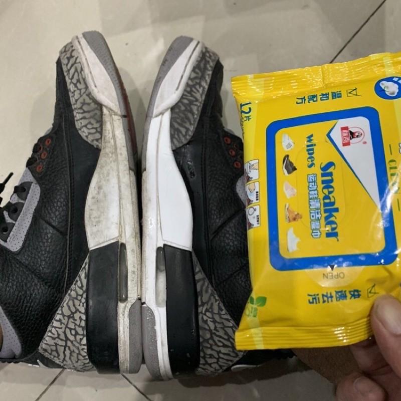 Gói 30 tờ giấy ướt lau giầy chuyên dụng Sneaker loại dày