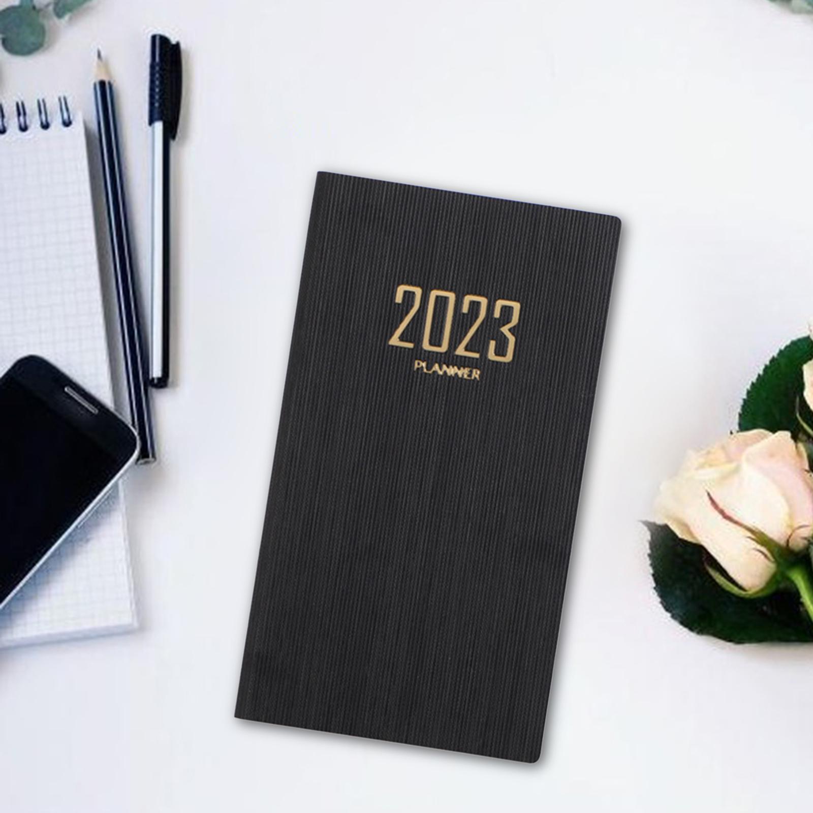 2Pcs Daily Account Monthly Notebook Planner Appointment Calendar for Travel