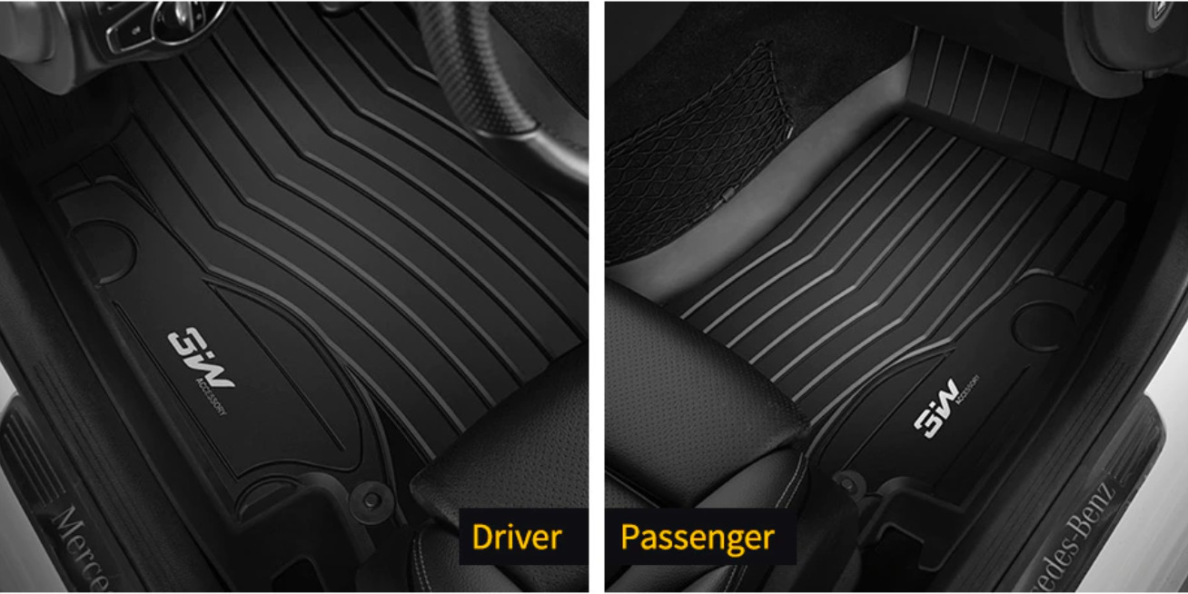 Thảm lót sàn xe ô tô dành cho Mercedes GLE 2019- đến nay - chất liệu nhựa TPE đúc khuôn cao cấp - màu đen