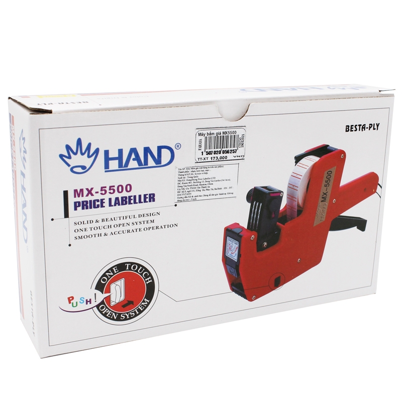 Máy Bấm Giá Hand MX5500