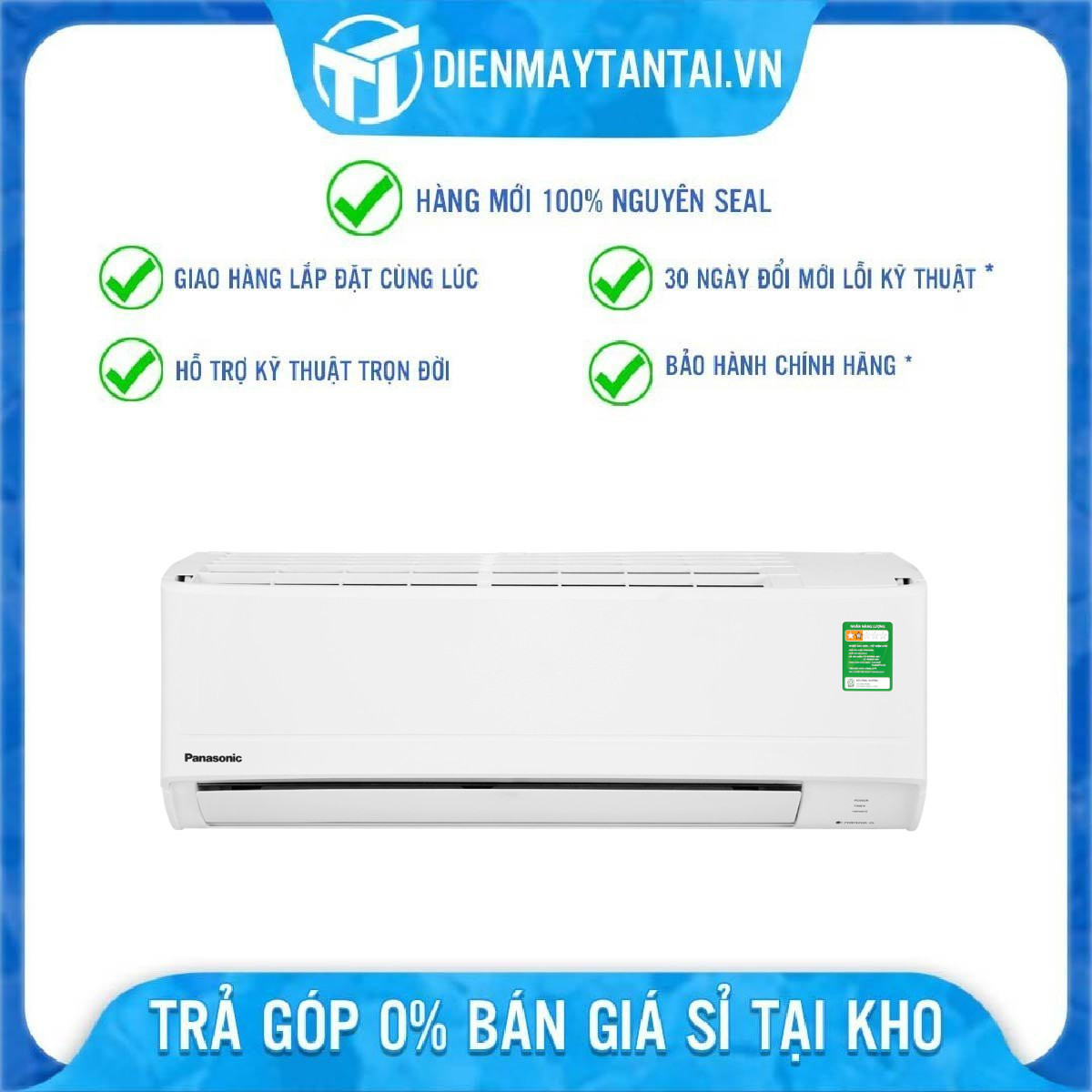 Máy lạnh Panasonic 1.5HP Dòng Thường CU/CS-N12WKH-8-HÀNG CHÍNH HÃNG-GIAO HÀNG TOÀN QUỐC