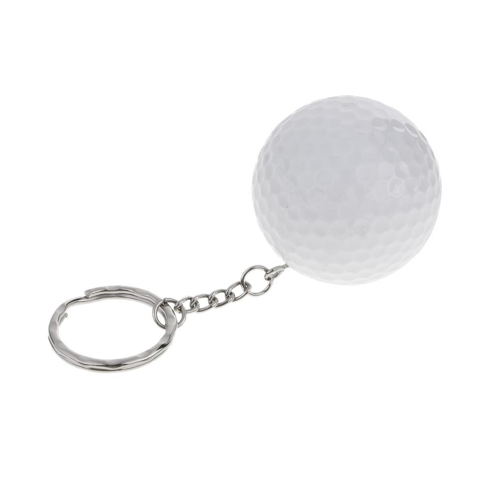 Golf Ball Key Chain Golf Gift Key  Bag Pendant Accessory