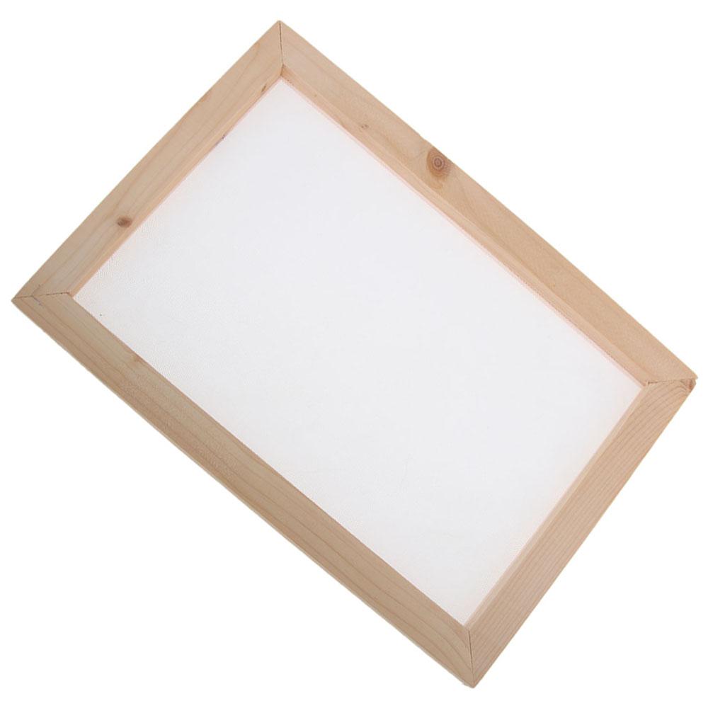 Màn Hình Khung Giấy Làm Bằng Gỗ Cho Thủ Công Giấy DIY