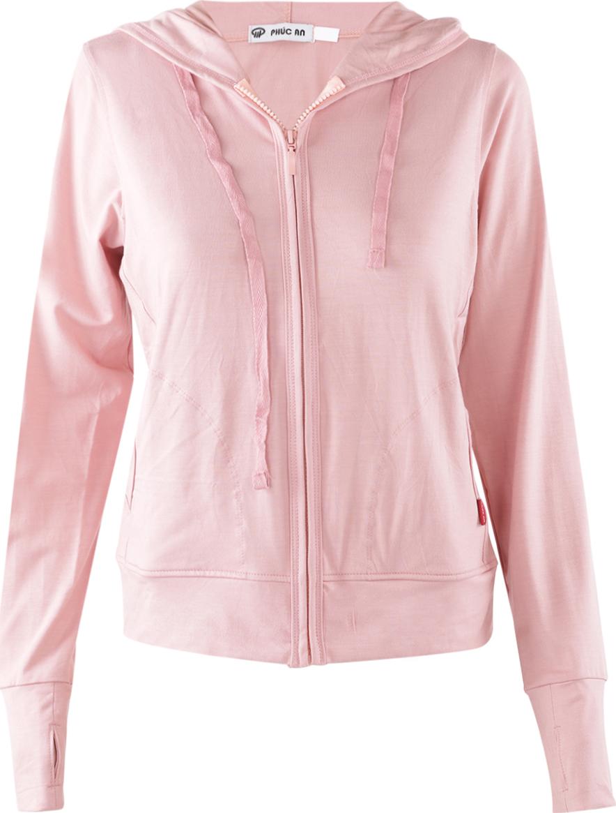 Áo Khoác Nữ Thun Lạnh Có Túi Trong Và Tay Xỏ Ngón Phúc An 4034 - Ruốc Nhạt Size Xxl