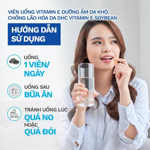 Vitamin E DHC Nhật làm chậm quá trình lão hoá, trẻ hóa da, tăng ẩm da, cải thiện sức khỏe khớp và giảm cảm lạnh - OZ Slim Store