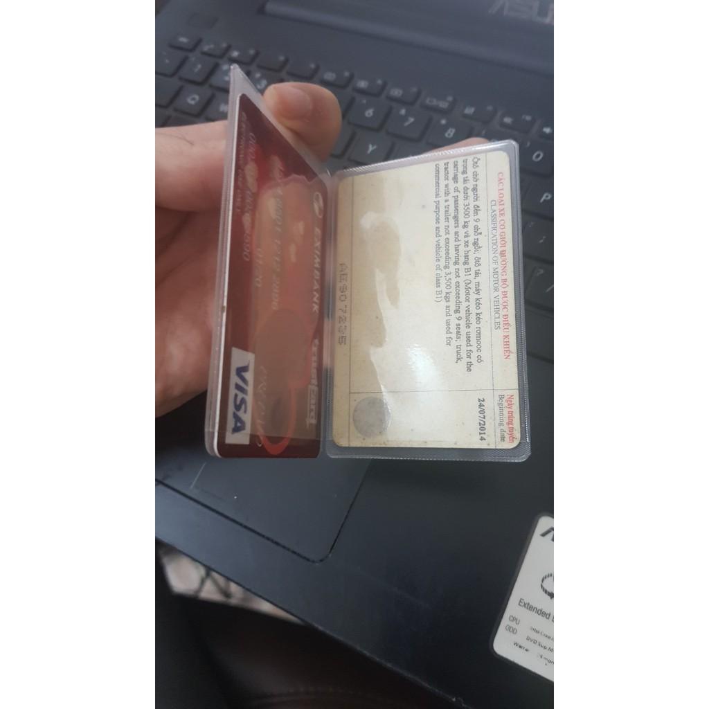 BỘ 8 TÚI ĐỰNG CARD VISIT, ATM, CMND, BẰNG LÁI XE TRONG SUỐT SUNHA,TÚI Ví ĐỰNG BẢO VỆ CHỐNG XƯỚC, TIỆN LỢI,NHỎ GỌN SGT239