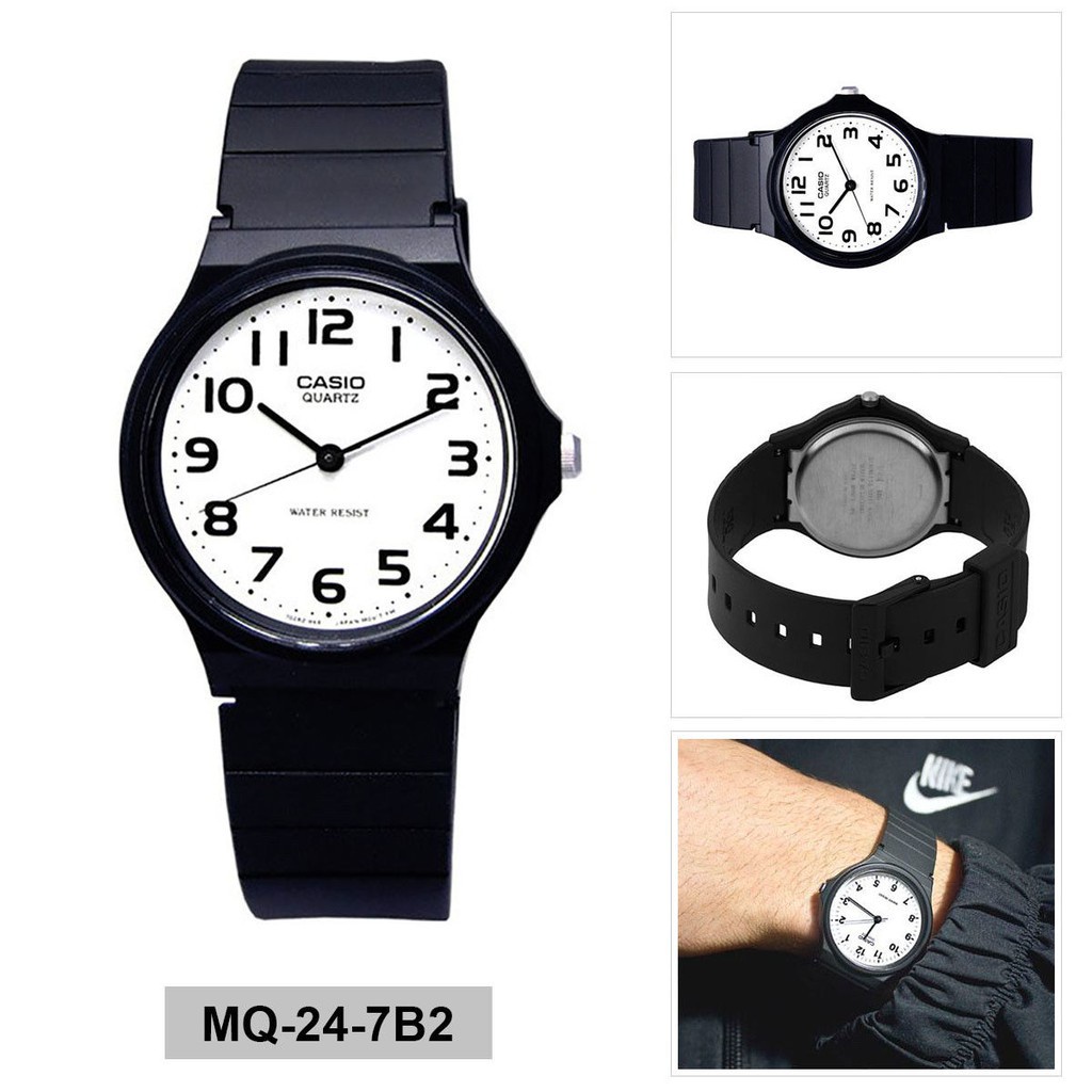 Đồng hồ unisex dây nhựa Casio Anh Khuê MQ-24-7B2LDF