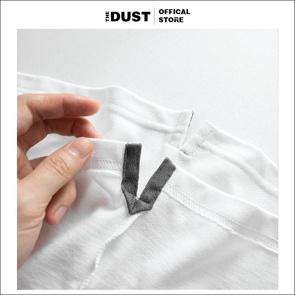 Áo thun polo nam cổ bẻ phối viền MSCV trơn basic, vải cotton cá sâu, form slim fit, trẻ trung, lịch lãm - THE DUST