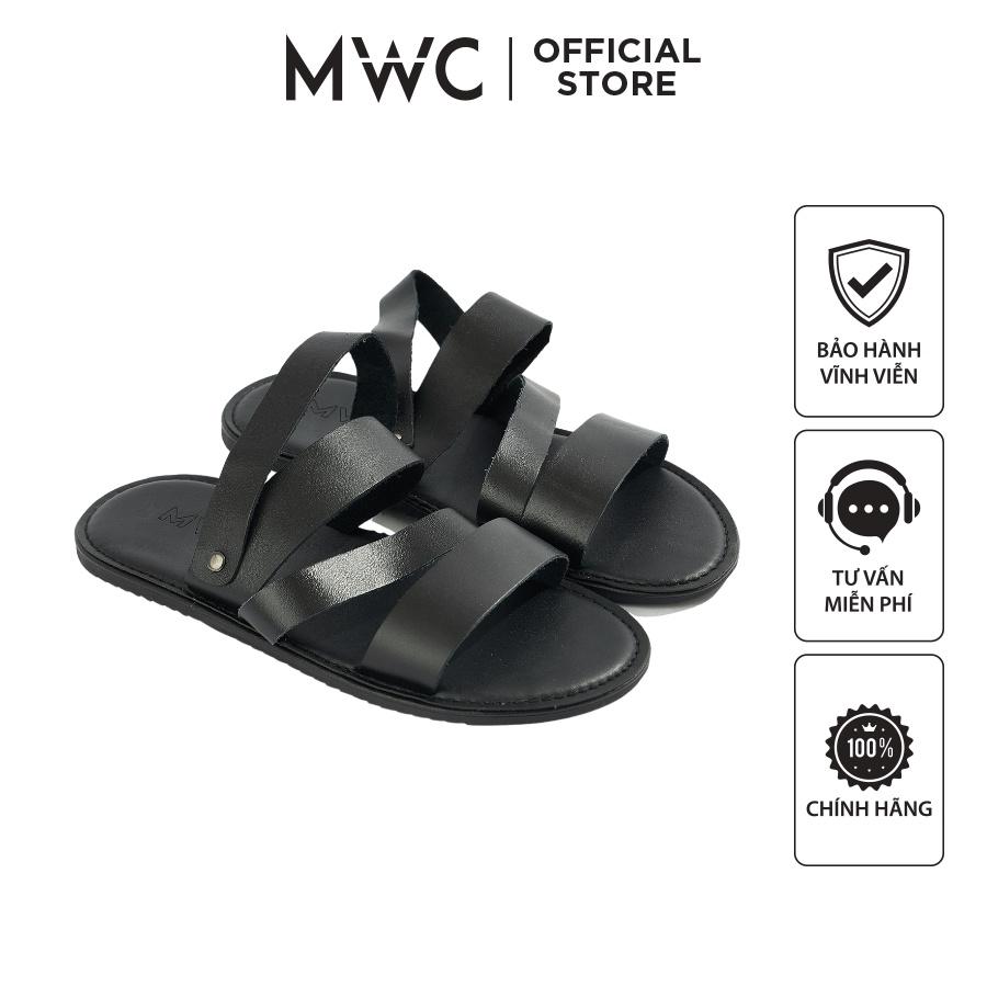 Giày Sandal Nam MWC 7067 - Giày Sandal Nam Quai Ngang Chéo Kiểu Dáng Basic Thời Trang