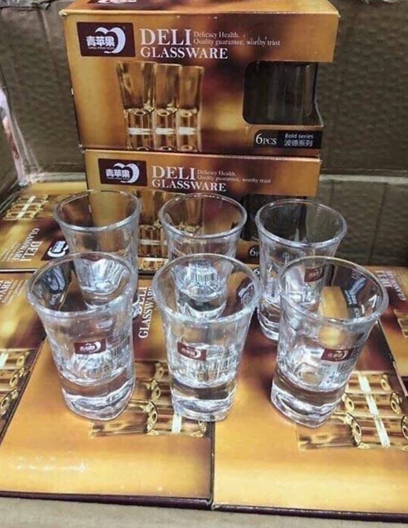 Bộ 6 ly thủy tinh