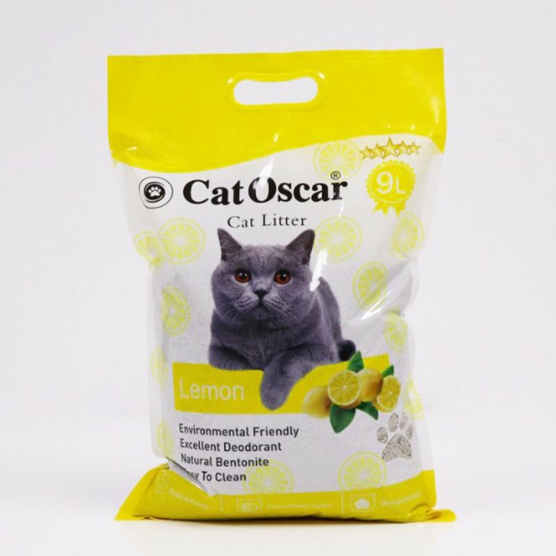 Cat Oscar 9L - Cát Vệ Sinh Cho Mèo - Sản Phẩm Cho Mèo Anh - (Combo 6 Bịch) - Bảo Vệ Sức Khỏe Cho Thú Cưng - Hàng Chính Hãng