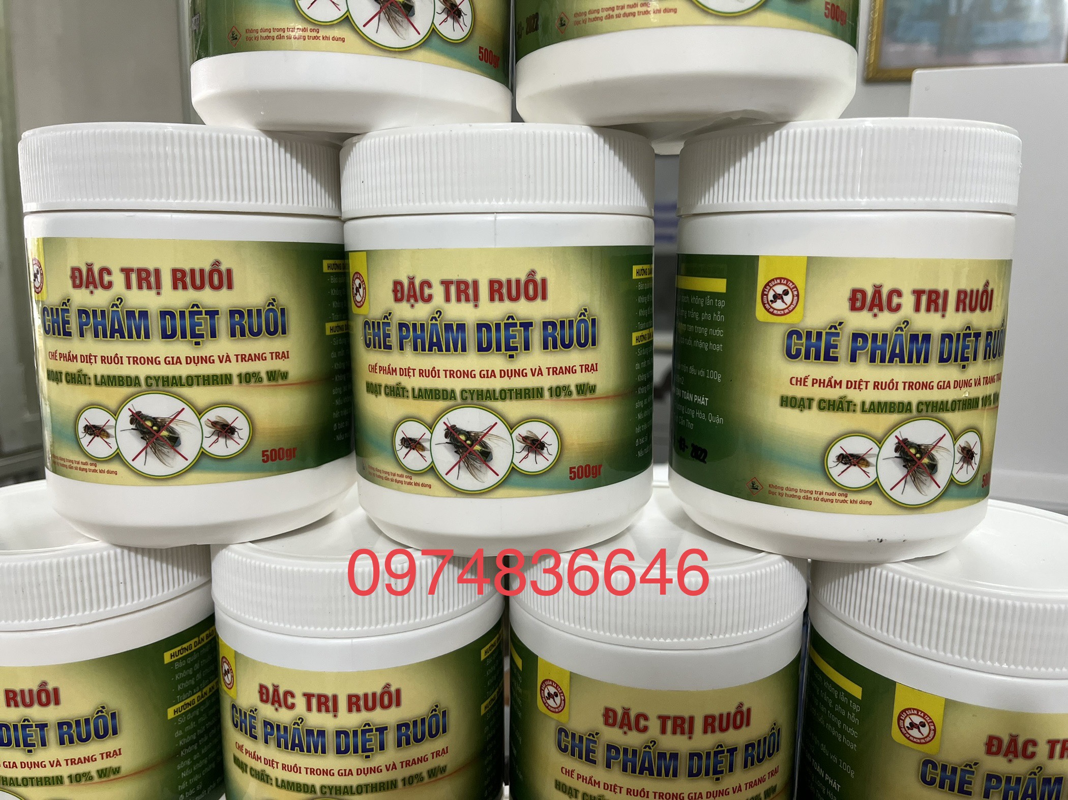 Chế phẩm diệt ruồi trong gia dụng và trang trại - Hộp 500gr