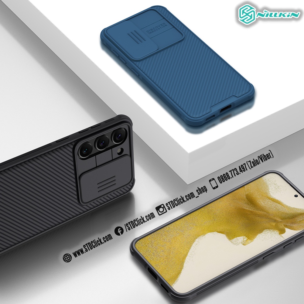 ỐP LƯNG DÀNH CHO ĐIỆN THOẠI SAMSUNG GALAXY S23 PLUS 5G NILLKIN CAMSHIELD PRO BẢO VỆ CAMERA