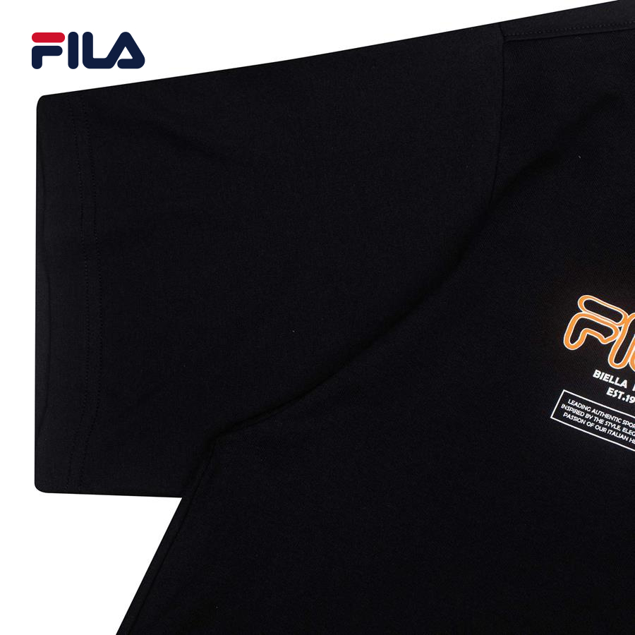 Áo thun tay ngắn thời trang unisex Fila SHORT SLEEVE TEE - FW2RSE4044X-BLK