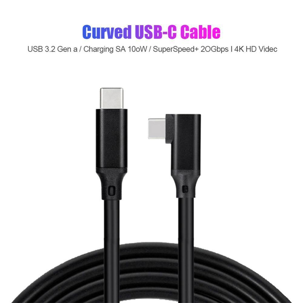 Dây Cáp DIGIFOUNDER 100W PD 5A USB3.2 Type-C 4K @60Hz 20Gbps USB-C Gen 2 Dành Cho Macbook Pro Nintendo Oculus Quest 1 2 VR Thunderbolt3
