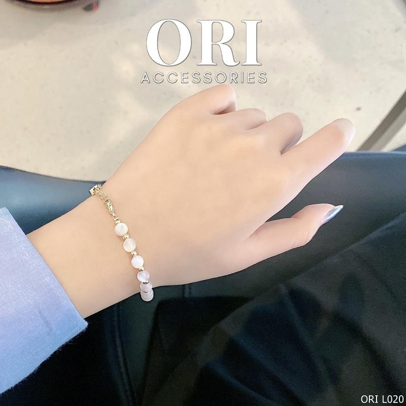 Lắc tay nữ chuỗi ngọc Dulcie tinh tế thời trang ORI ACCESSORIES L020