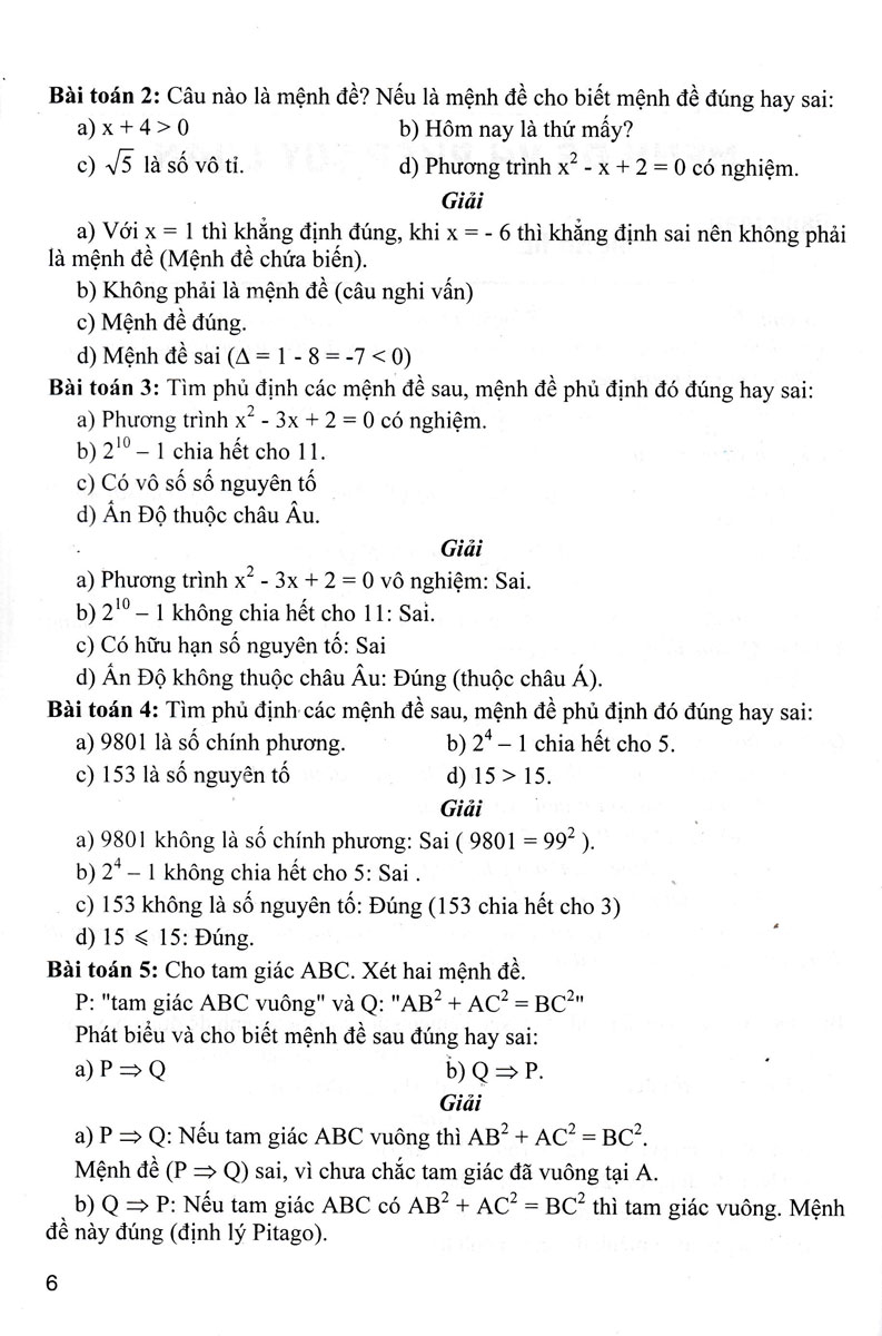 Phương Pháp Giải Các Chủ Đề Căn Bản Đại Số 10 (Biên Soạn Theo Chương Trình GDPT Mới)  - HA