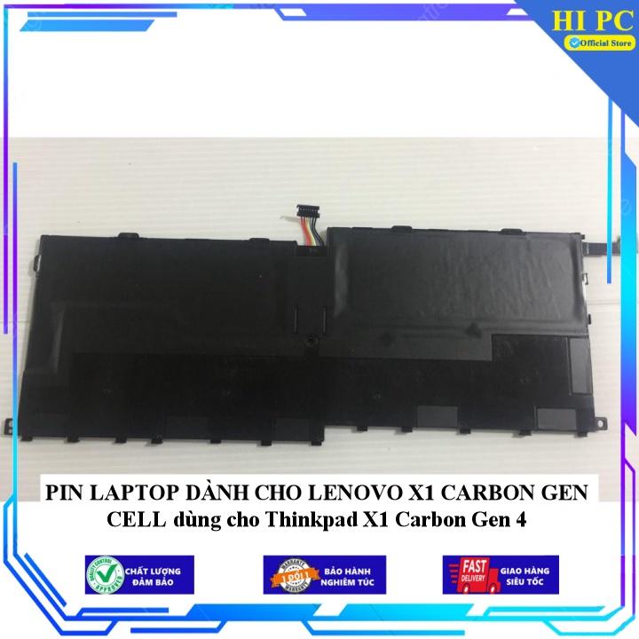 PIN LAPTOP DÀNH CHO LENOVO X1 CARBON GEN CELL dùng cho Thinkpad X1 Carbon Gen 4 - Hàng Nhập Khẩu