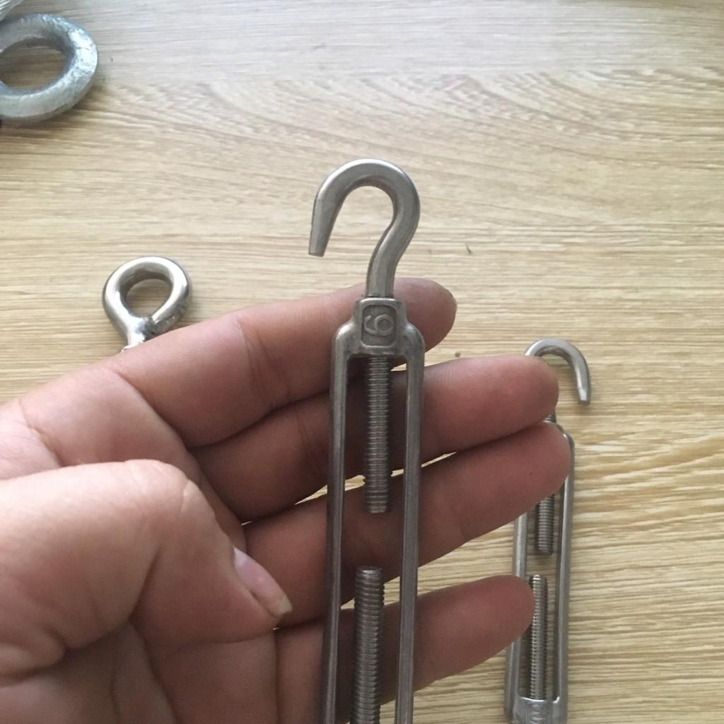 Tăng đơ inox 304, tăng đơ cáp M5, M6, M8 