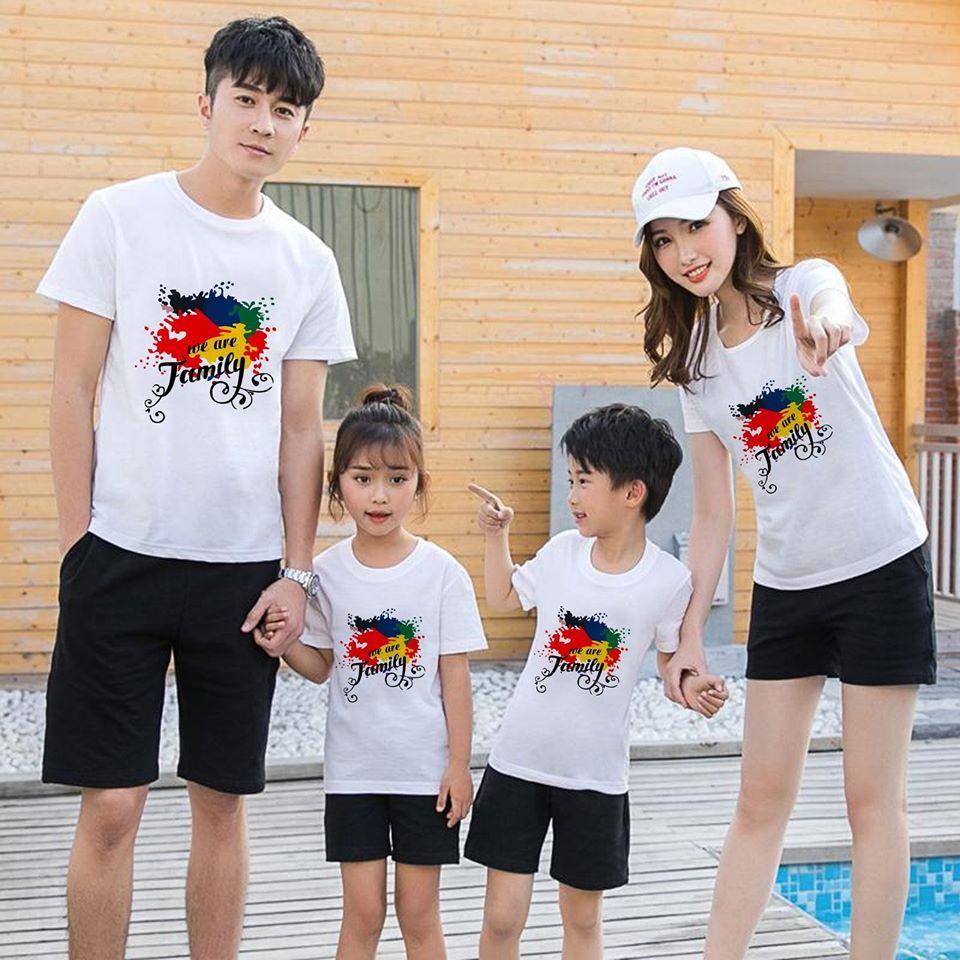 Áo team, nhóm, lớp, gia đình, thun đi biển - WE ARE FAMILY