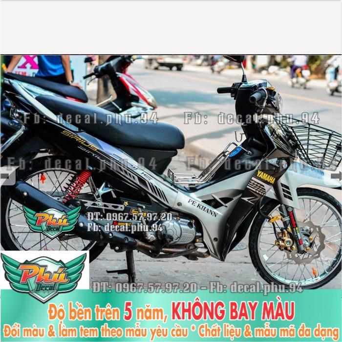 Tem rời Sirius chế đen bạc