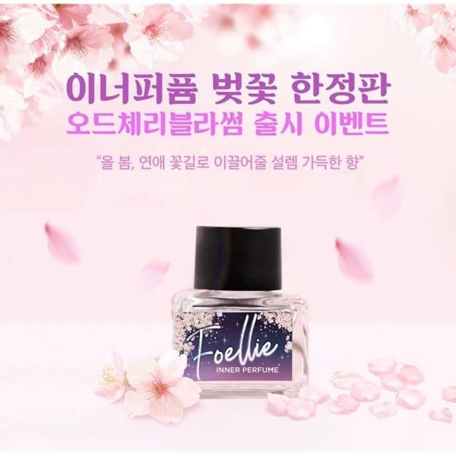 Nước hoa vùng kín hương đào ngọt ngào Foellie Eau De Innerb Perfume 5ml - Cherry Blossom