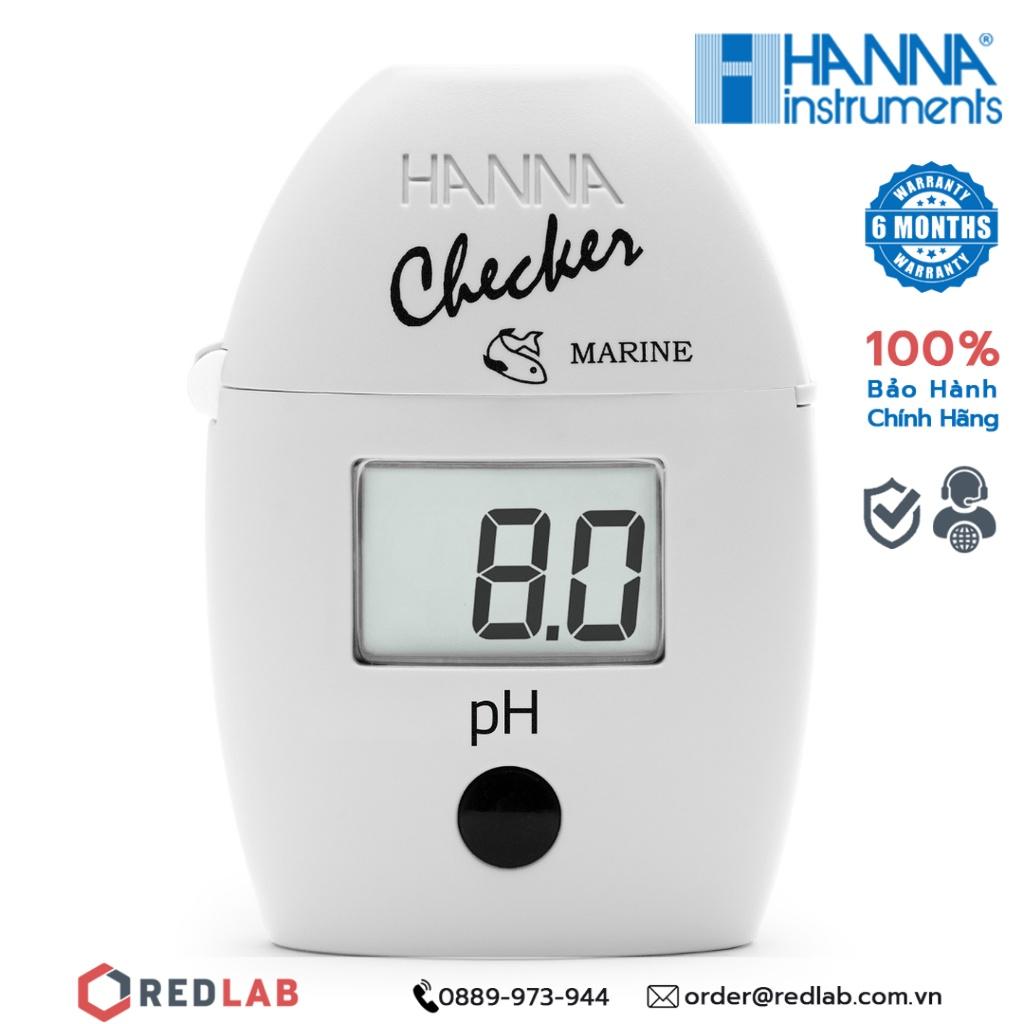 Thiết bị đo pH cho nước mặn Hanna HI780 | Checker đo pH bể cá từ 6.3 đến 8.6 pH, bảo hành 6 tháng