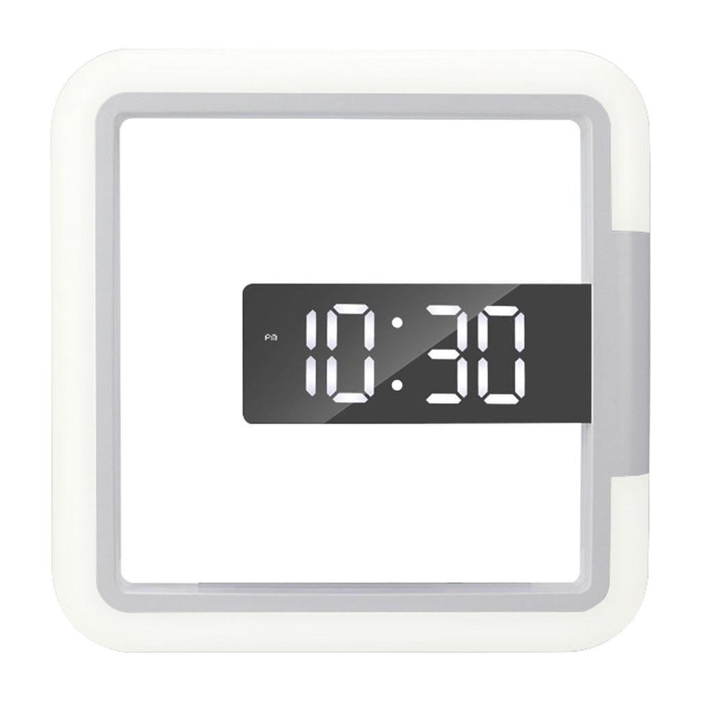 Modern Digital Wall Clock   Office Temperature Display Clock Decor