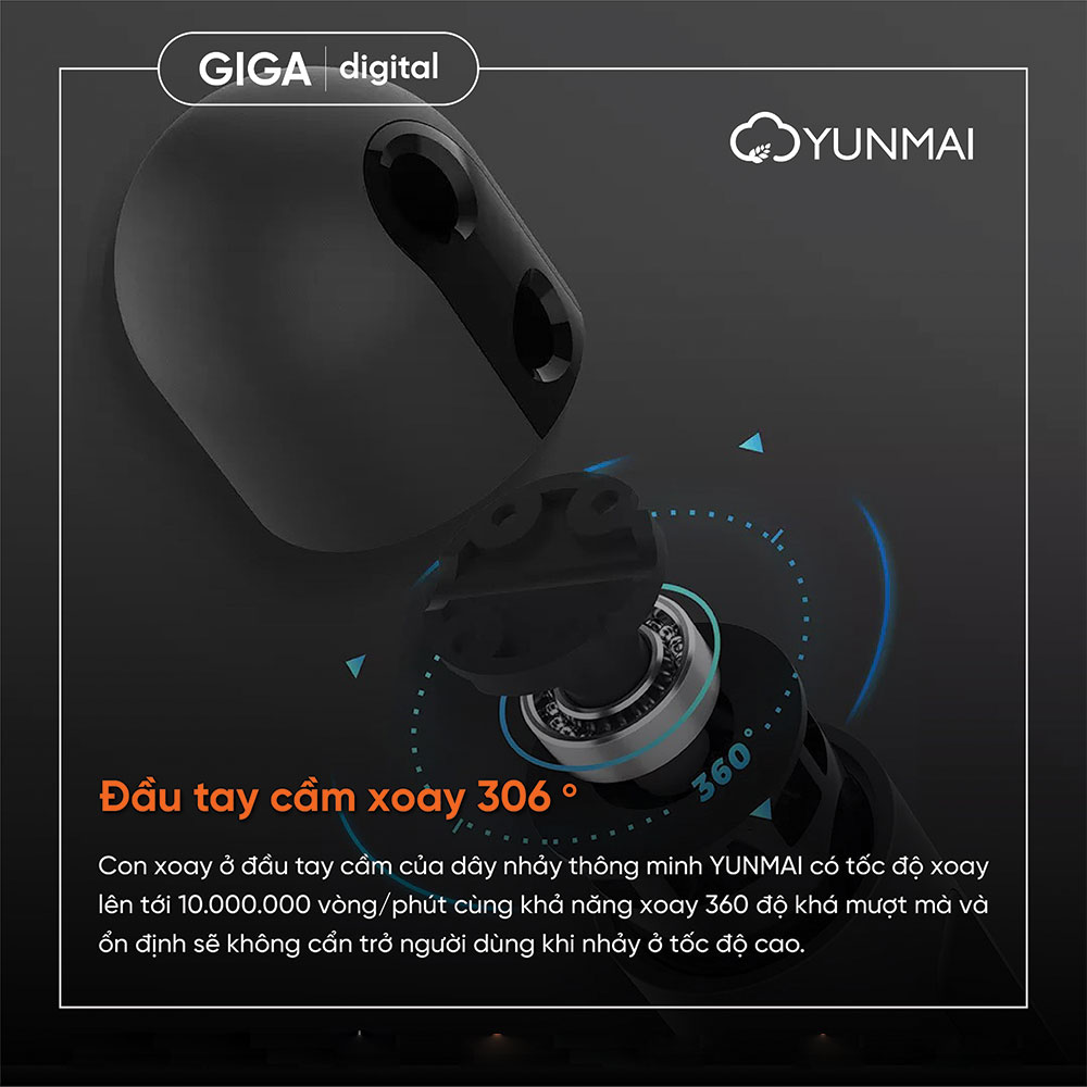 Dây Nhảy Thể Thao Thông Minh Xiaomi YMSR-P701- PRO Hàng Chính Hãng